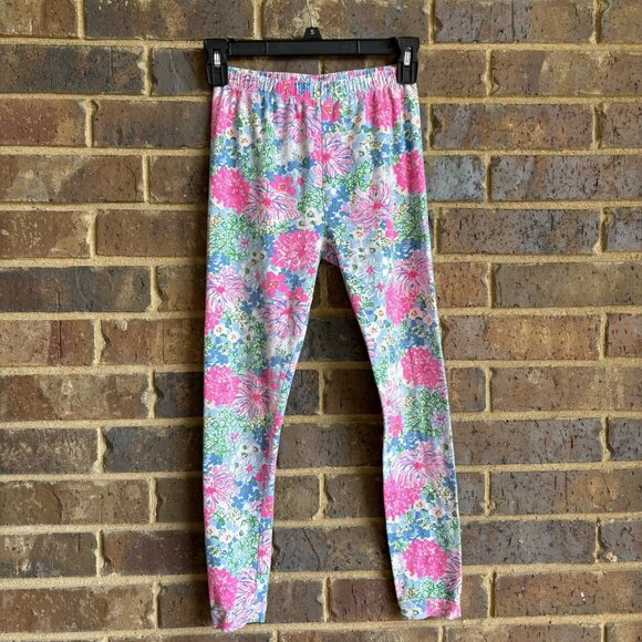 LILLY PULITZER Girls Leggings Lil Soiree All Day Size 12 - Picture 1 of 4